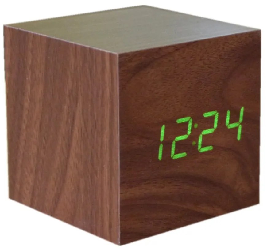 Digitálny budík Cube Click – Gingko