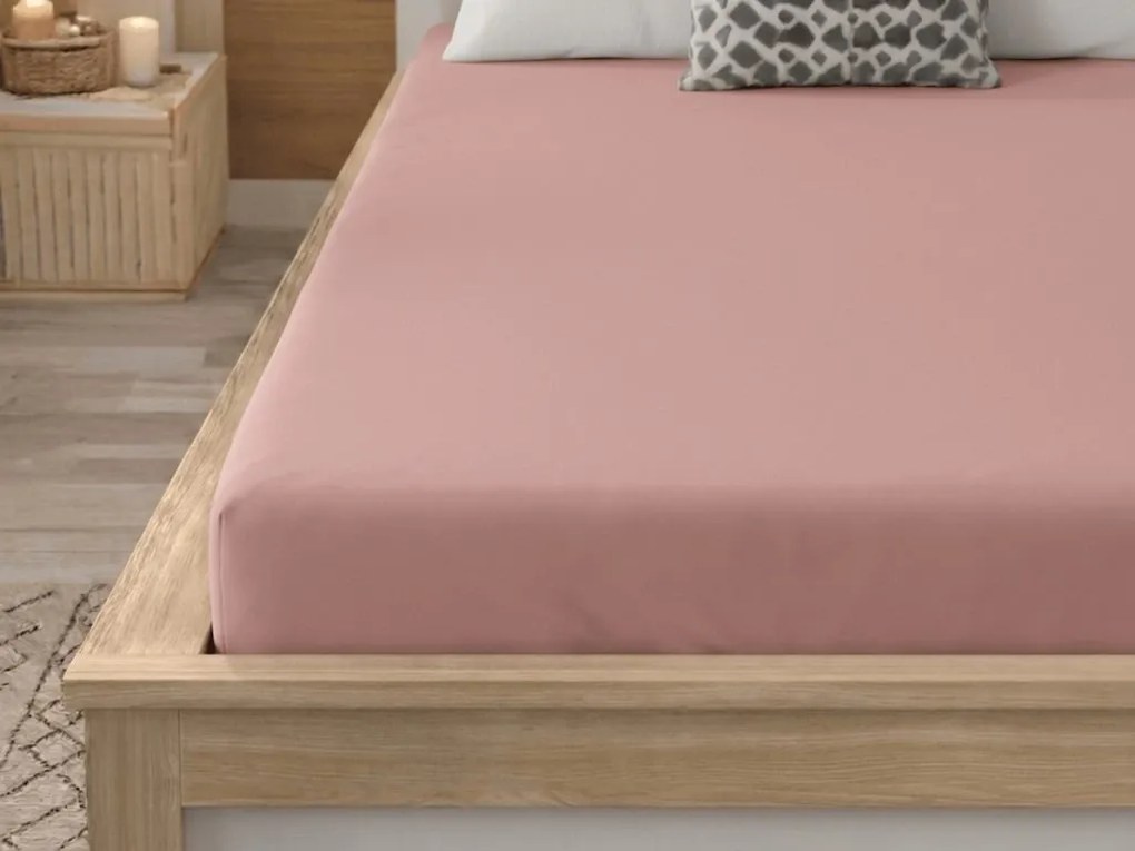 Plachta z mikrovlákna MICROVELLE svetloružová 90x200 cm