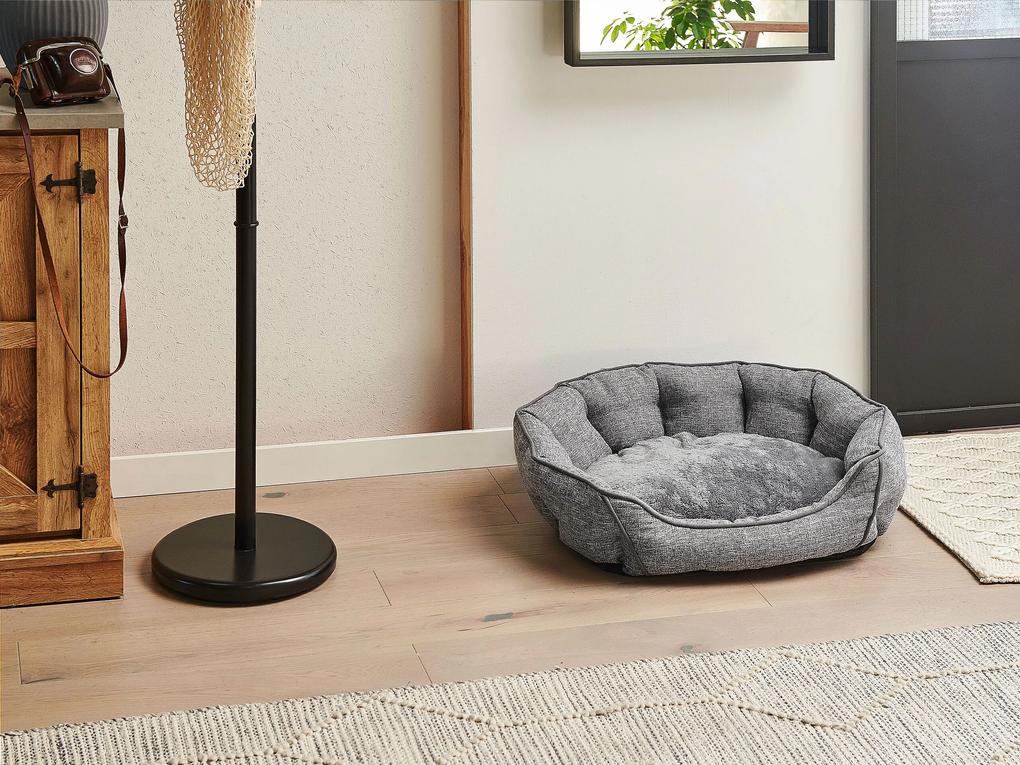 Sivá posteľ pre psy 65 x 50 cm CANDIR Beliani