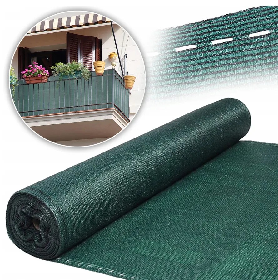 Tieniaca sieťka s 90% zatienením 135g/m2 1,2m x 50m