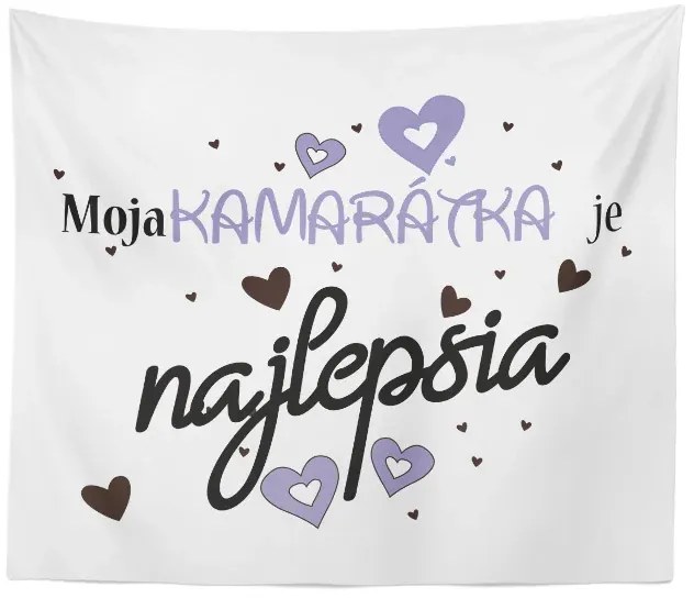 Sablio Deka Moja kamarátka je najlepšia: 150x120 cm