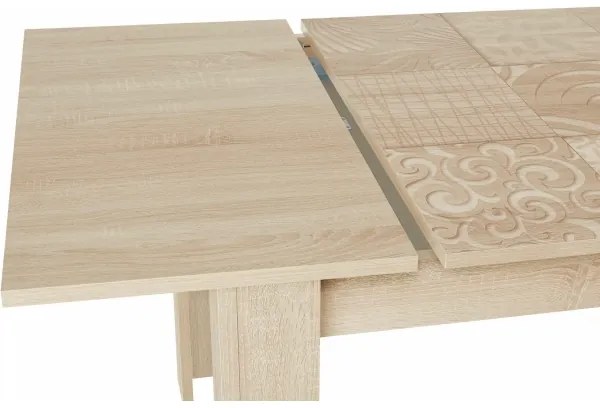 Rozkladací jedálenský stôl ARIA dub sonoma