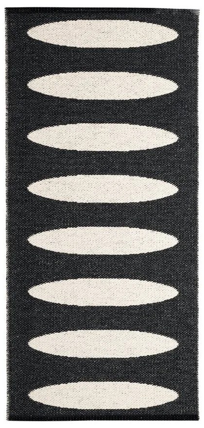 Čierny vnútorný a vonkajší behúň 70x150 cm Ella Black – Pappelina