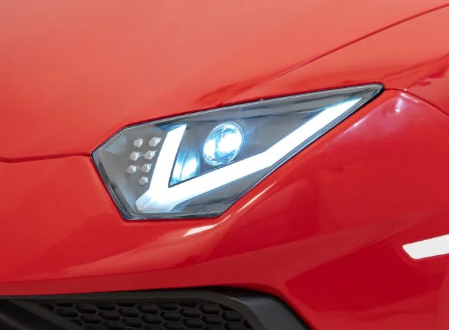 Detské elektrické autíčko Lamborghini Aventador SV 24 V červené