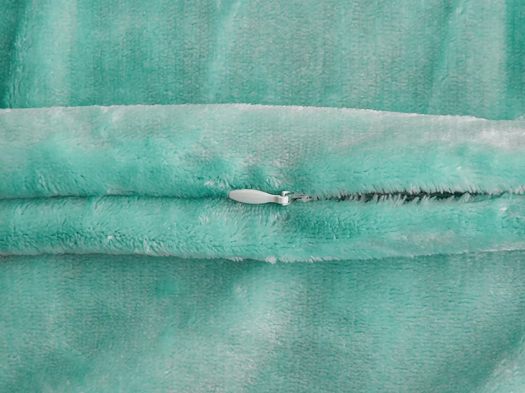 XPOSE® Mikroplyšová obliečka na vankúš - svetlo tyrkysová 50x70 cm