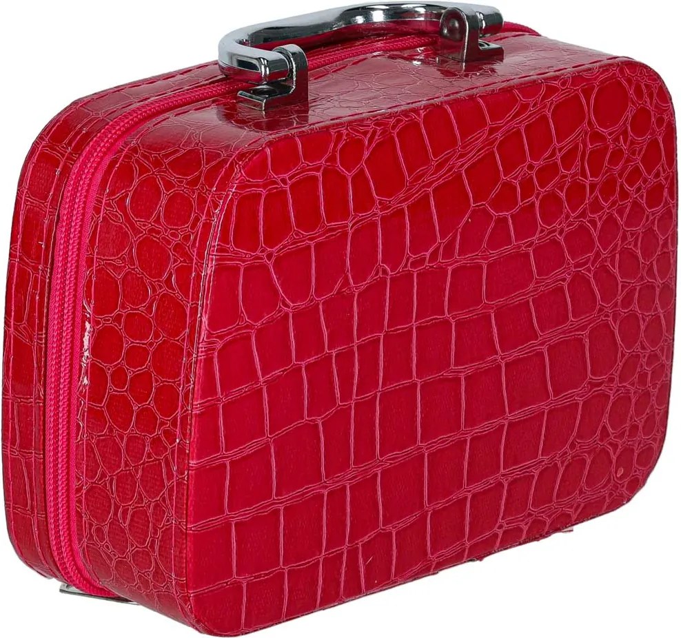 KIK Kozmetický kufrík pre deti 3+ 22 ks – detský make-up a sada na nechty, ružový