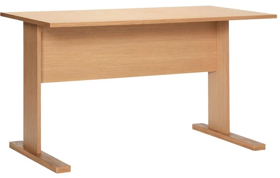 Pracovný stôl s doskou v dubovom dekore 70x140 cm Forma – Hübsch