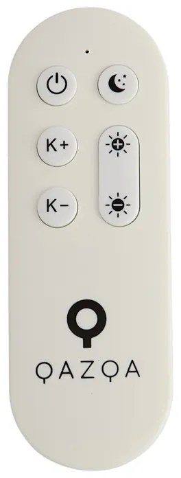 Inteligentné stropné svietidlo čierne 35 cm vrátane LED a diaľkového ovládania - Flat Drum