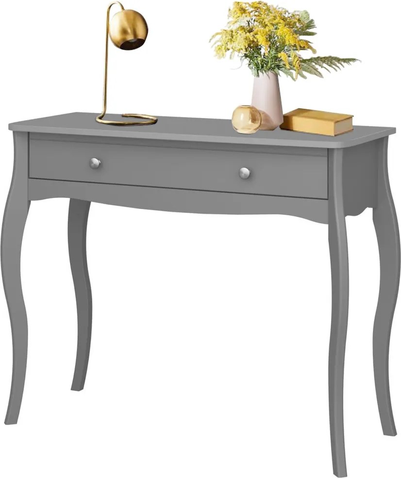 Konzolový stolík Baroq, 100 cm, sivá