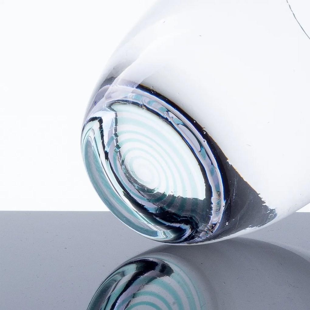 Poháre tumbler 460 ml s tyrkysovým špirálovým dnom 6 ks — Optima Glas Lunasol - 322869