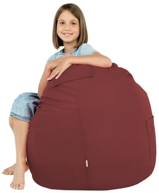 Kreslo Porto ekokoža bordové