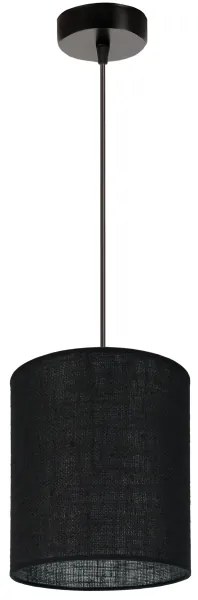 Brilagi - Luster na lanku TUBES 1xE27/15W/230V pr. 20 cm čierna