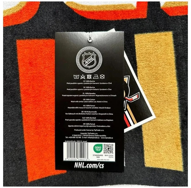 Froté osuška NHL Anaheim Ducks Prestige 70x140 cm