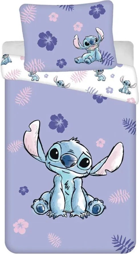 Bavlnené posteľné obliečky Lilo & Stitch - motív mimozemšťan Stitch - 100% bavlna - 70 x 90 cm + 140 x 200 cm