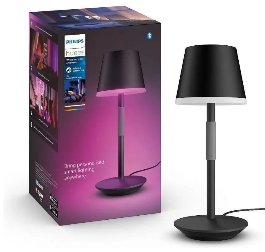 Philips Philips-LED RGBW Stmievateľná dotyková lampa Hue GO LED/6,2W/230V 2000-6500K IP54 P5132