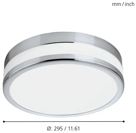 Eglo 94999 - LED Kúpeľňové svietidlo LED PALERMO 1xLED/24W/230V IP44
