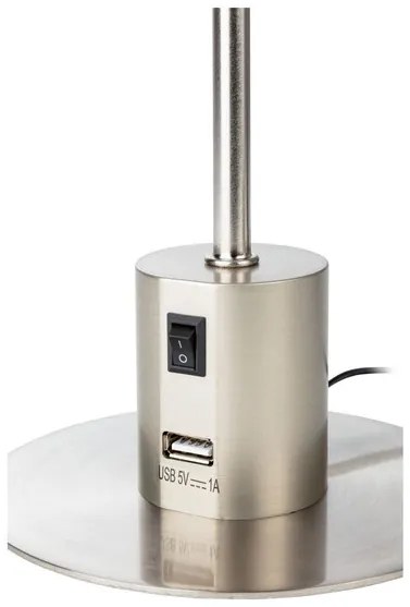 LIVARNO home LED lampa s USB (kónický tvar) (100357933)