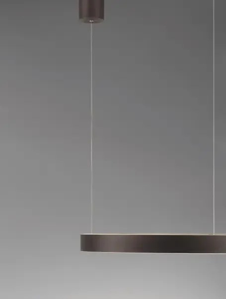 Moderný luster Elowen 60 hnedá