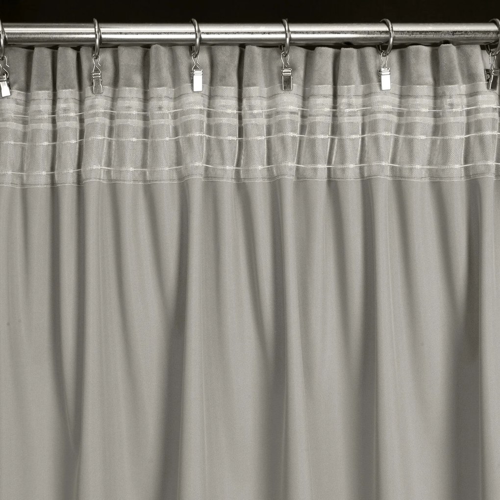 ZATEMŇOVACÍ ZÁVES NA PÁSKE ANTARA 140X300 CM SIVÁ