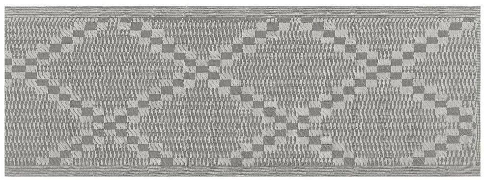 Vonkajší koberec 60 x 105 cm sivý JALNA Beliani