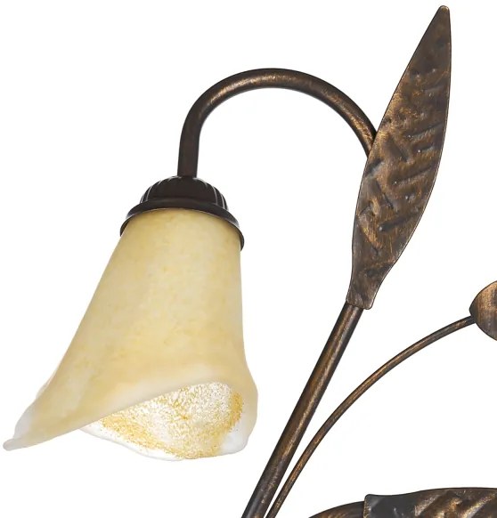 ONLI - Nástenné svietidlo ALGA 2xE14/6W/230V bronzová