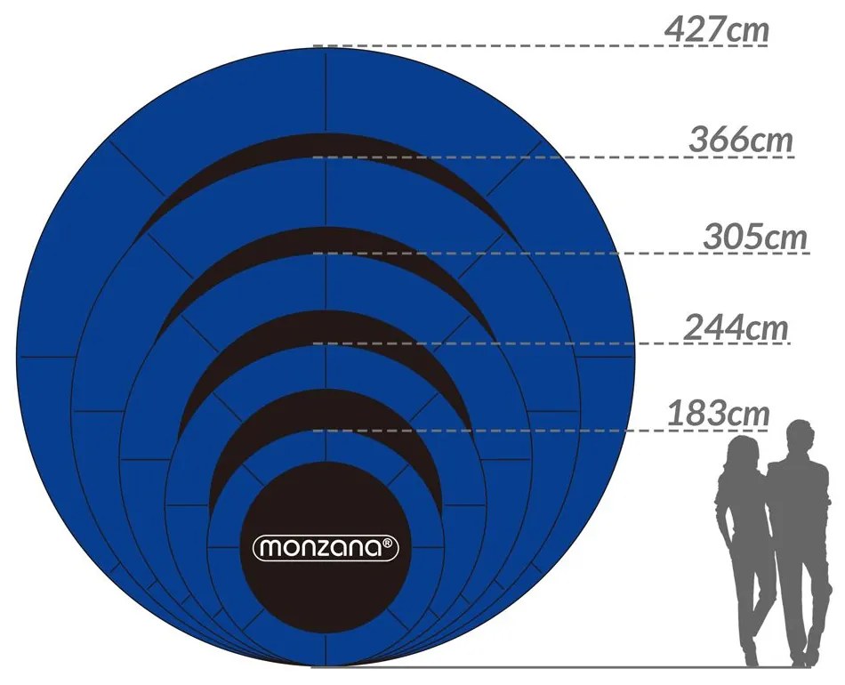 InternetovaZahrada - Trampolína Ø183 cm vrátane bezpečnostnej siete TÜV SÜD GS