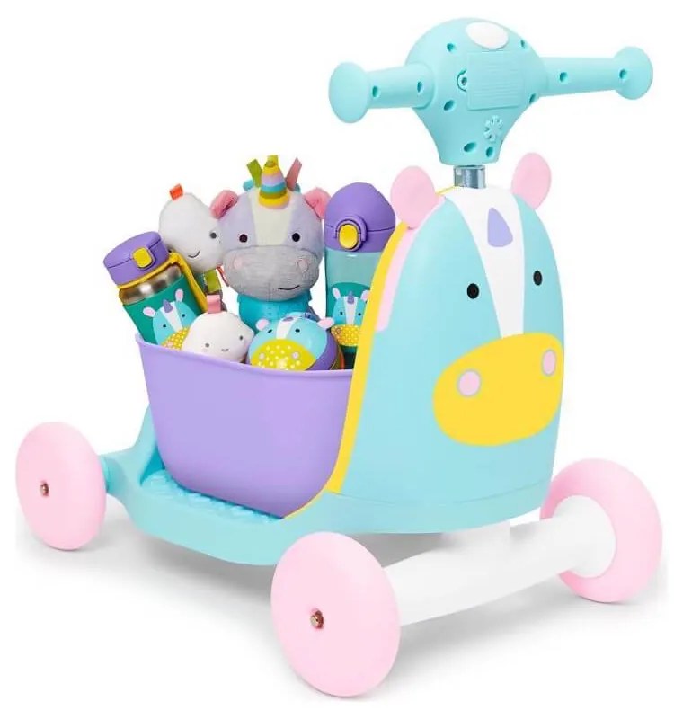 Zoo odrážadlo 3v1 Ride-On Unicorn 12m+ do 20 kg