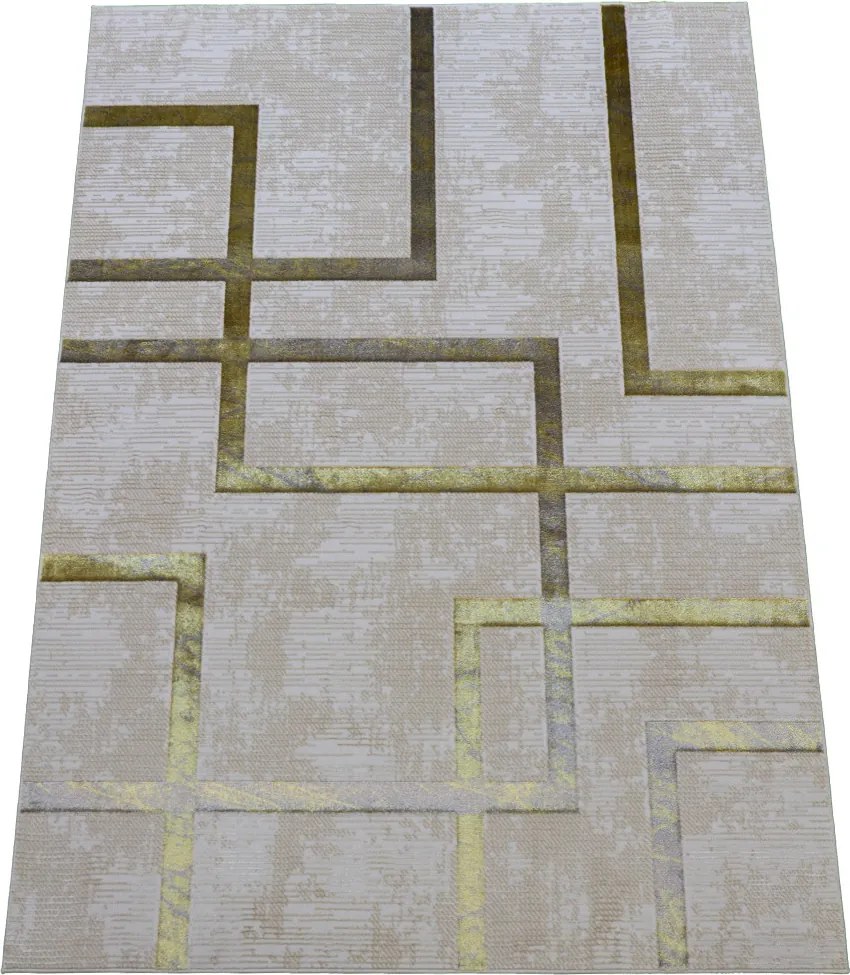 Koberec Esprit 3609 béžový – obdĺžnikový s jemným vzorom Rozmer: 60x100 cm