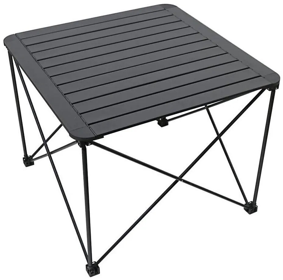 Skladací kempingový stôl 70x70cm antracit