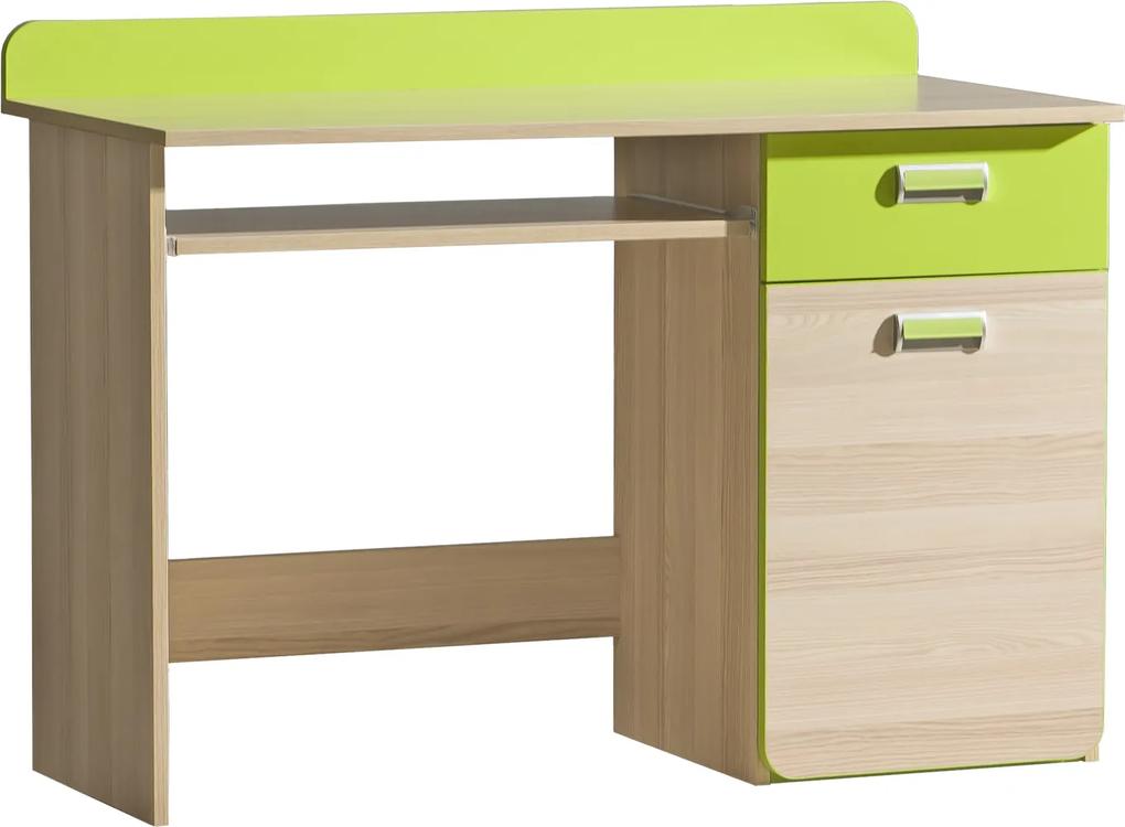 DL Písací stôl LUCAS L10 Farba: Zelená