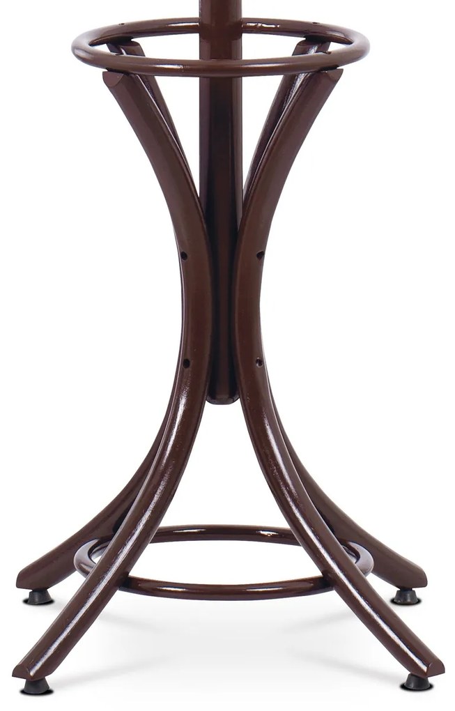 Drevený stojanový vešiak tmavohnedá, 185 cm