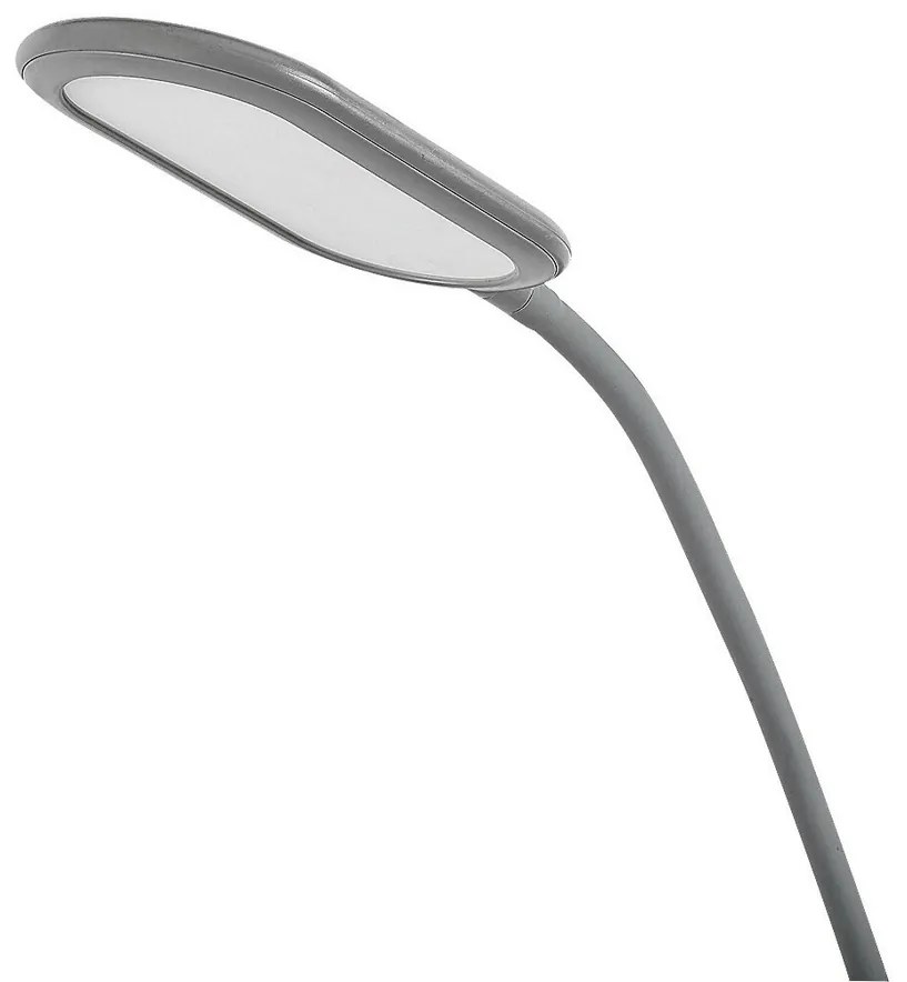 Rabalux 74010 stojacia LED lampa Adelmo, 10 W, sivá