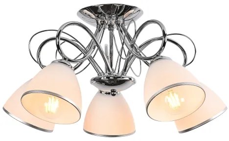 Brilagi - Prisadený luster FRED 5xE27/60W/230V, priemer 59 cm, lesklý chróm