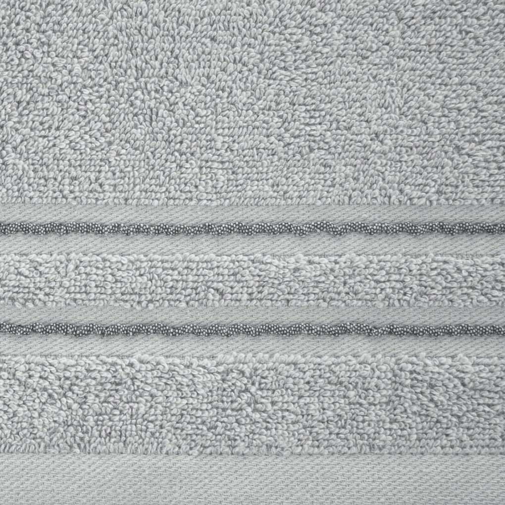 BAVLNENÝ UTERÁK EMINA SADA 6KS 50X90 CM STRIEBORNÁ
