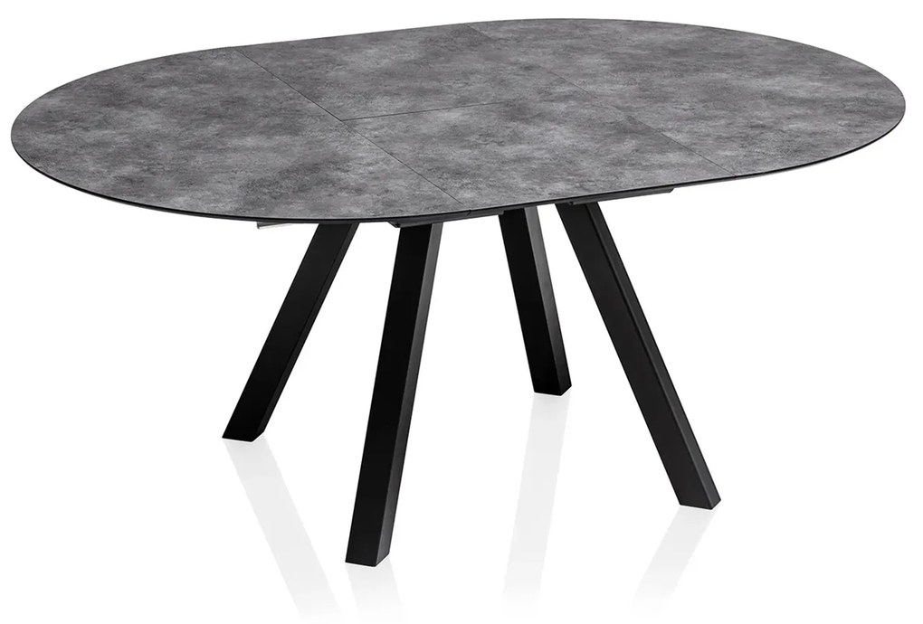 HPL rozťahovací stôl antracit 120-170 cm