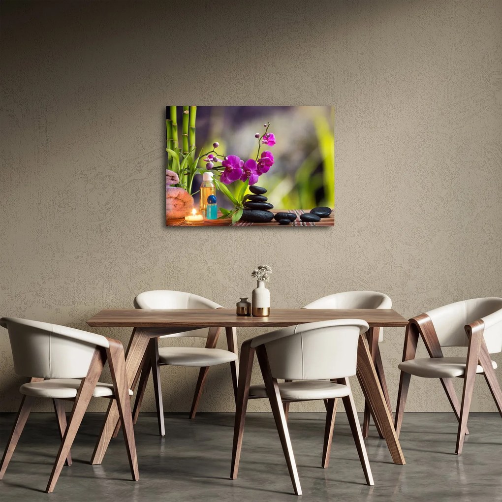 Obraz - spa and stones (70x50 cm)