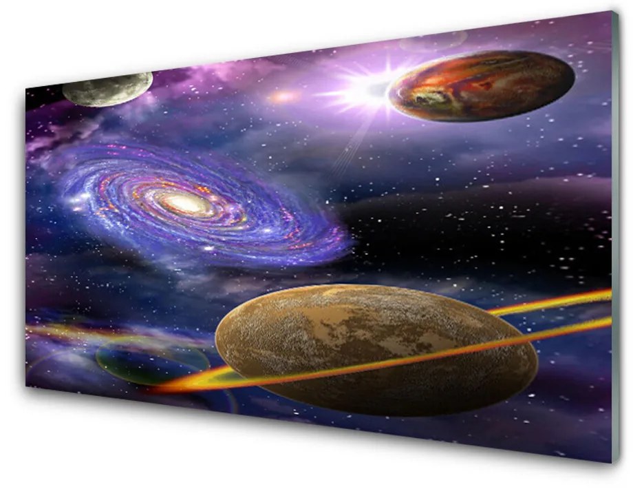 Nástenný panel  Vesmír 100x50 cm