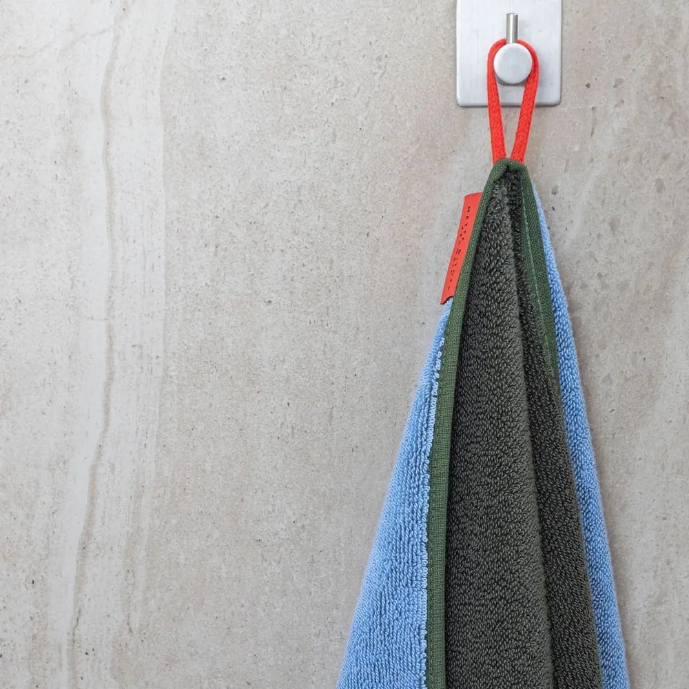 Tmavozelené/modré froté uteráky v súprave 2 ks z Bio bavlny 40x55 cm Soft – Mette Ditmer Denmark