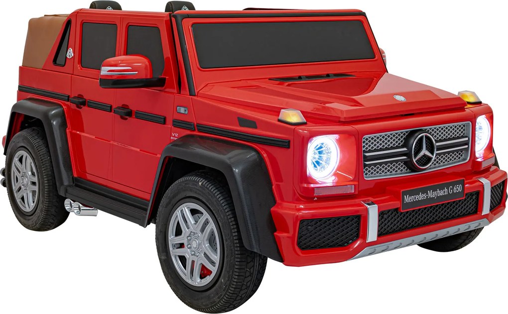 Ramiz Mercedes Benz MAYBACH G650 STRONG vozidlo Červená