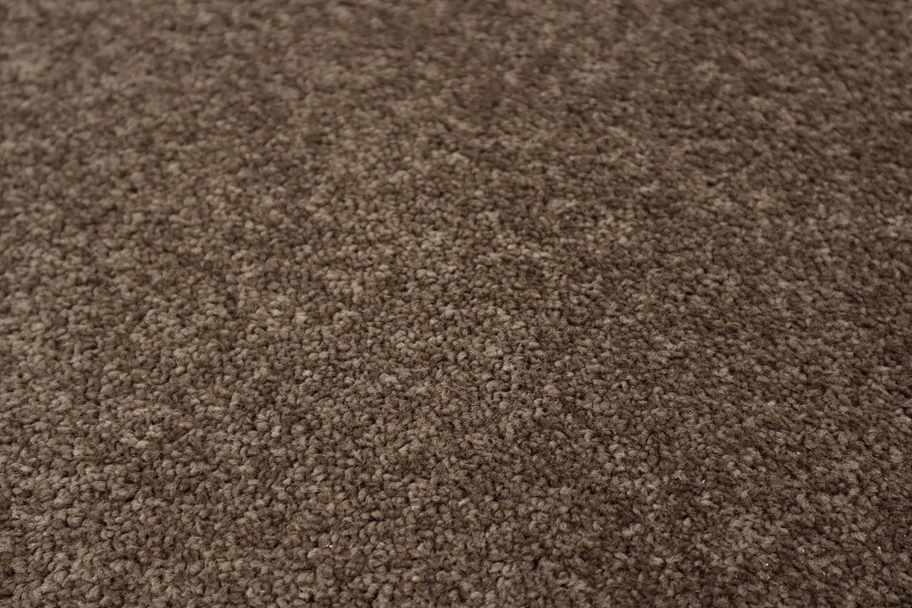 Vopi koberce Kusový koberec Eton hnedý 97 štvorec - 300x300 cm