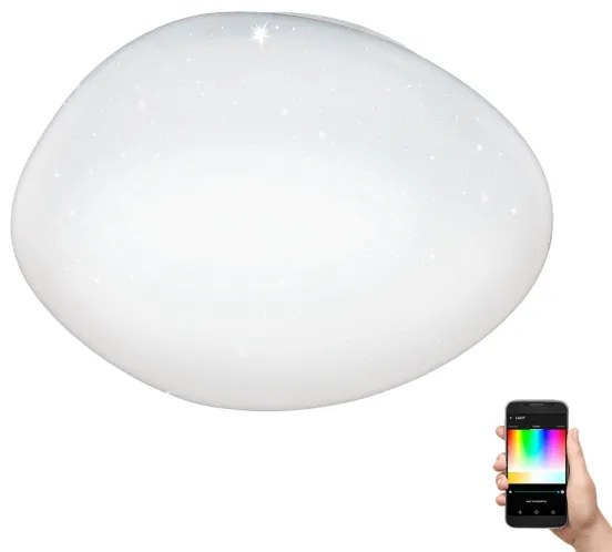 Eglo 900128 - LED RGBW stmievateľné stropné svietidlo SILERAS-Z LED/21,6W/230V