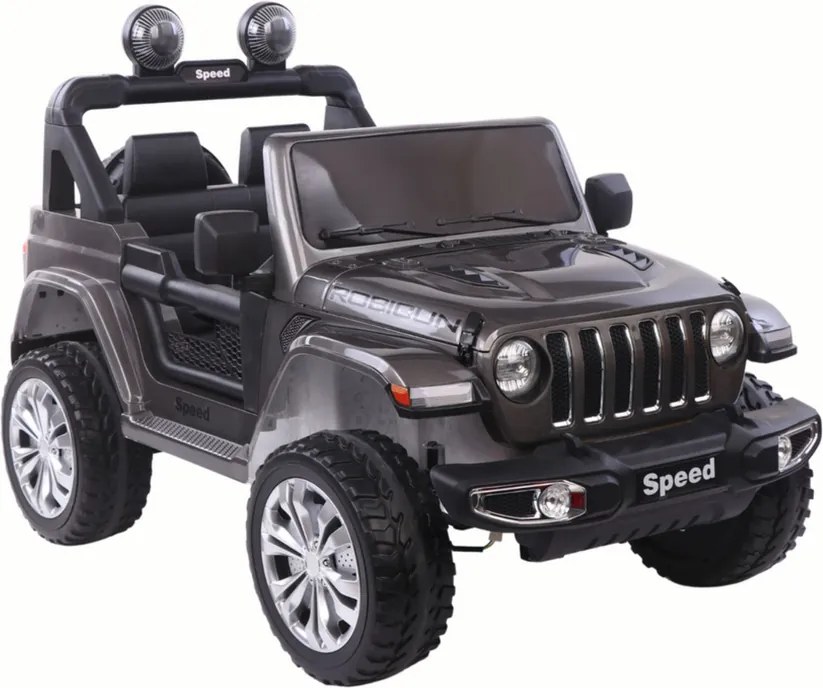 LEAN CARS FT-938 Strieborné lakované vozidlo 4x4 na batérie