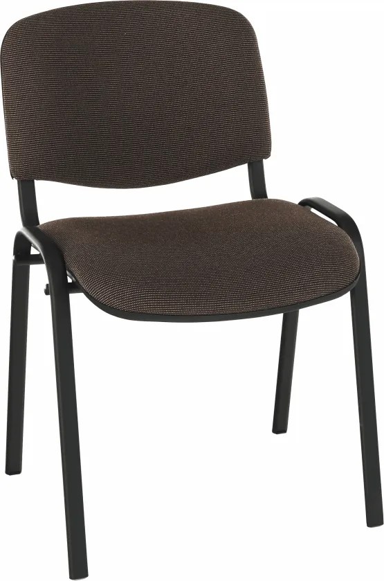 Kancelárska stolička, hnedá, ISO NEW