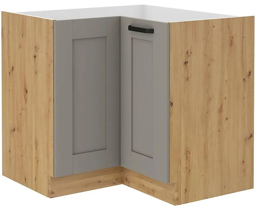 Skrinka Do Kuchyne Luna Claygrey/Artisan 90x90 Nd 2f Bb