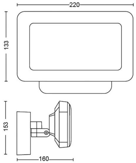 Philips 17435/30/P7 -LED RGB Vonkajší reflektor Hue DISCOVER 2xLED/15W/230V IP44