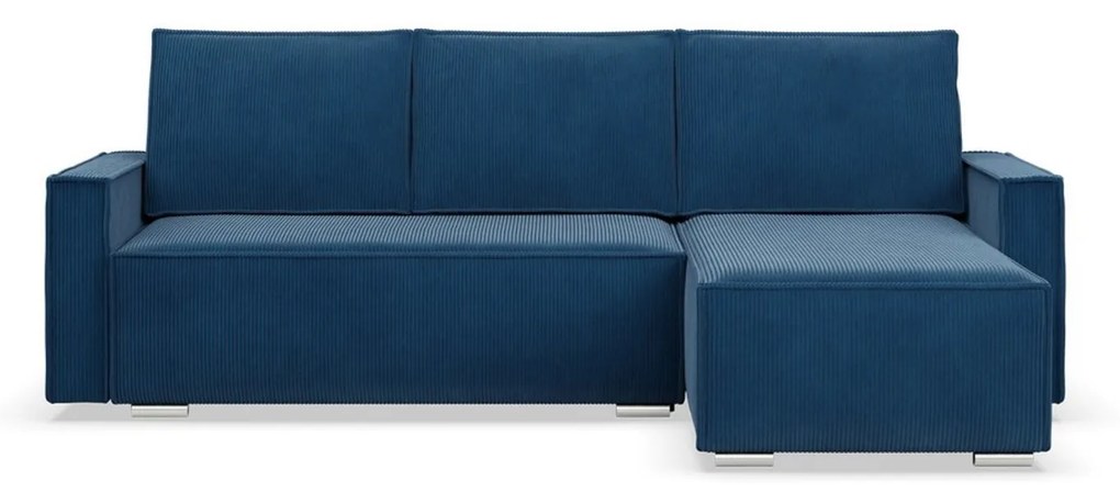 Rohová rozkladacia sedacia súprava LUCCA Modrá