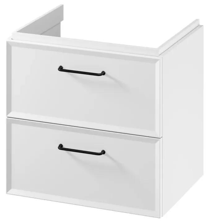Cersanit Mille, umývadlová skrinka 594x446x551 mm, biela matná, S1021-001