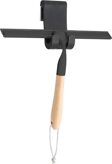 BISK Erga Plain Umbra, silikónová stierka na sklo s držiakom (08436), čierna-hnedá, ERG-99897BM