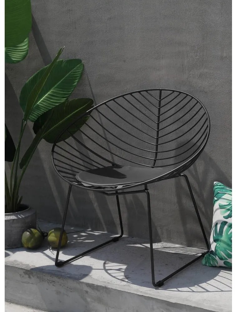 Súprava 2 černých záhradných stoličiek Bonami Selection Coco