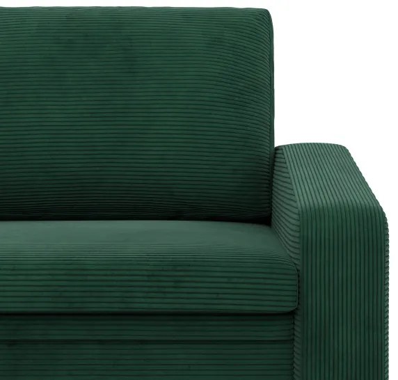 Kreslo ORBIT Poso rozkladacie, fľaškovo zelené